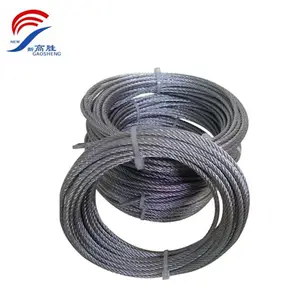 4mm Electro Galvanized Steel Wire Rope In Steel Core
