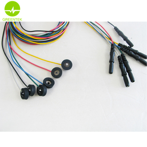 Medische Kwaliteit, hoge Prestaties Pre-Wired Gesinterde Zilver/Zilverchloride Ag-Ag/Cl Elektroden Voor Biofeedback, Neurofeedback - Product Image 1