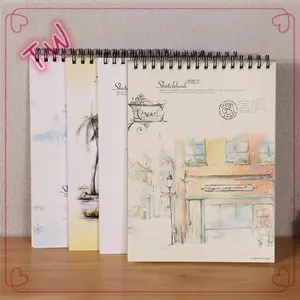 Libro de bocetos de estilo japonés para dibujar, bocetos en blanco, pinturas de arte al por mayor, papel A4, Impresión de bocetos