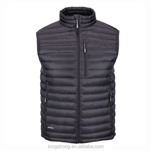LS802 100% nylon moda invierno <span class=keywords><strong>hombre</strong></span> pato abajo pluma <span class=keywords><strong>chaleco</strong></span> Gilet - Product Image 2