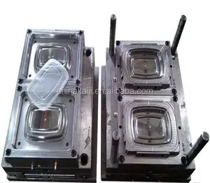 Hot selling PP plastic meal lunch box mould food container injection mold in taizhou