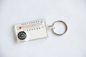 Брелок компас термометр, цифровой альтиметр компас барометр термометр - Product Image 3