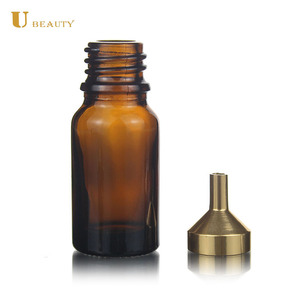 Mini funil de funil para derramar óleo essencial, funil de pequeno metal brilhante de ouro e perfume - Product Image 5