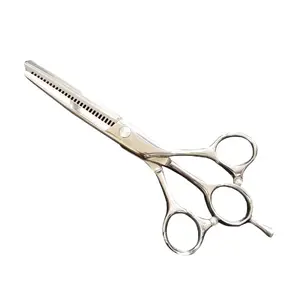 Tyrael hair cutting multi blade hair chip scissors right handed scissors u404 hair sharp beauty 2pcs welded blade triple ring hair cutting