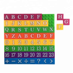 Trẻ Em Số Khối Chữ Cái Tiếng Anh Giảng Dạy Công Cụ Toán Học Đồ Chơi Học Tập Giáo Dục Bằng Nhựa Cho Trẻ Em - Product Image 3