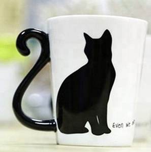 Taza <span class=keywords><strong>de</strong></span> porcelana esmaltada con <span class=keywords><strong>diseño</strong></span> <span class=keywords><strong>de</strong></span> gato creativo - Product Image 1