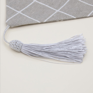 Á Hậu Bàn Damask Chất Lượng Cao Với Tua Jacquard Bảng Á Hậu Phòng Ăn Trang Trí Bàn Runner13 * 72Inch Đỏ - Product Image 6