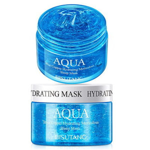 Blu di rame peptide cristallo di ghiaccio lavabile maschera coreano idratante della pelle pulizia profonda nutriente prodotti per la cura della pelle maschera di sonno
