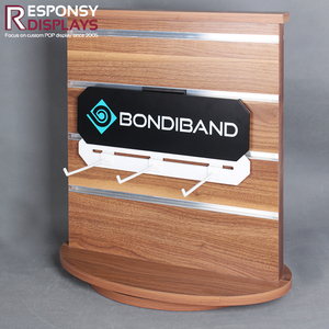 Sàn gỗ đứng Rack hiển thị với nhiều lớp móc thiết kế cho treo phụ kiện trang sức triển lãm cửa hàng bán lẻ giới thiệu - Product Image 3