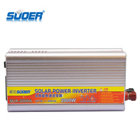 Suoer Auto Omvormer 12V 220V Omvormer 2kva 220V Dc Ac Off Grid Thuis Omvormer