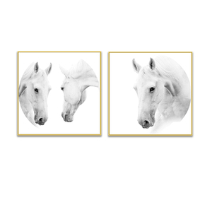 Duvar sanatı asılı çin resim tuvali at resim çerçevesi - Product Image 3