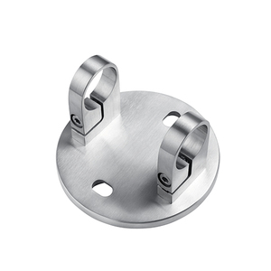 Duvara monte küpeşte parçaları destek paslanmaz çelik dikey korkulukları - Product Image 1