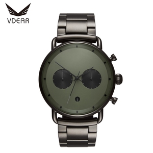 Montre chronographe mécanique à quartz minimaliste pour homme, cadran <span class=keywords><strong>soleil</strong></span> de luxe, faible MOQ, OEM - Product Image 6