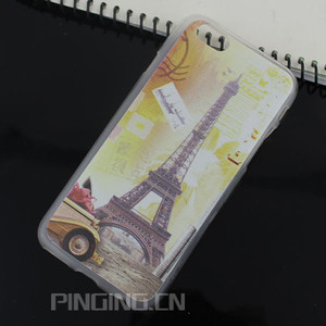 Romantic Paris <span class=keywords><strong>torre</strong></span> Eiffel ultrafino TPU suave <span class=keywords><strong>de</strong></span> <span class=keywords><strong>la</strong></span> contraportada Case para Samsung Galaxy S6 borde G925 - Product Image 2