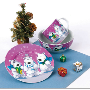 3 Cái Bán Buôn Sứ Đồ Ăn Gốm Giáng Sinh Bộ Đồ Ăn - Product Image 3