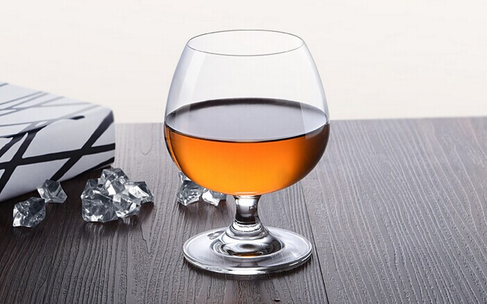 Haonai crystal drinking brandy Brandy / Snifter Glasses - 390ml (13.7oz) ,Dishwasher Safe
