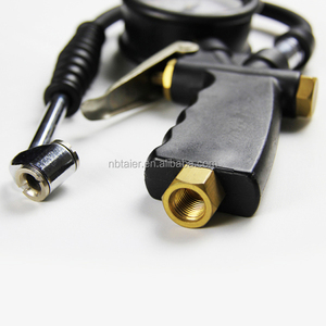 Lốp Đo Bơm Gun Xe Tire Súng Áp Lực Inflator với Áp Gage và Chân Kép Chuck - Product Image 3