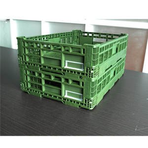 600*400Mm ขนมปังพลาสติกพับลังลังตาข่ายลังผัก - Product Image 5