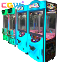 Machine à griffes de carnaval CGW Candy, jeu de griffes de carnaval, machine à griffes à bas prix avec accepteur de billets