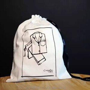 Printed Cotton Fabric <strong>Dust</strong> <strong>Bag</strong> for <strong>Handbag</strong>, Bikini <strong>Bag</strong> With Drawstring - Product Image 4
