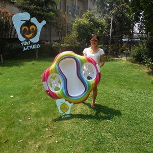 Jouets d'été <span class=keywords><strong>pour</strong></span> piscine Flotteur gonflable double <span class=keywords><strong>pour</strong></span> bébé - Product Image 5
