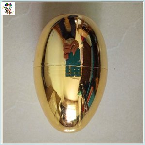 Quà Tặng Tiệc Phục Sinh Cho Trẻ Em Giá Rẻ HPC-3226 Trứng Nhựa Lớn Màu Vàng Kim - Product Image 2