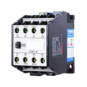 Contactor de CA CJX1, 12 amp, tipos de contactor magnético IEC60947-2 9A-475A, bloque auxiliar
