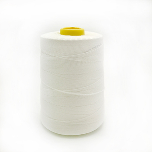 100% <span class=keywords><strong>polyester</strong></span> <span class=keywords><strong>spun</strong></span> túi đóng cửa may chủ đề trắng cho túi gần gũi hơn máy - Product Image 2