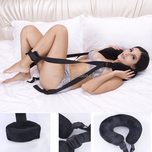 <span class=keywords><strong>BDSM</strong></span> <span class=keywords><strong>Bandage</strong></span> réglable, écarteur de jambe, menottes et cheville nouées pour les Couples, oreiller fendu de jambe - Product Image 4