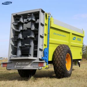 PTO 전통 atv muck 비료 스프레더 트레일러 떨어지는 솔리드 유기 비료 - Product Image 2