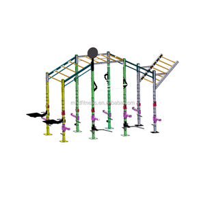 Ticari spor salonu ekipmanı çapraz eğitmen Crossfits makinesi çok istasyonu ücretsiz eğitim rafı - Product Image 4