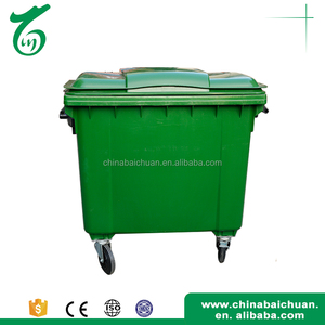 1100l, 1200l, En plastique en plein air wheeld poubelle poubelle, Corps <span class=keywords><strong>carré</strong></span> couvercle <span class=keywords><strong>carré</strong></span>, Avec <span class=keywords><strong>pied</strong></span> <span class=keywords><strong>de</strong></span> <span class=keywords><strong>lit</strong></span> ou pas - Product Image 1