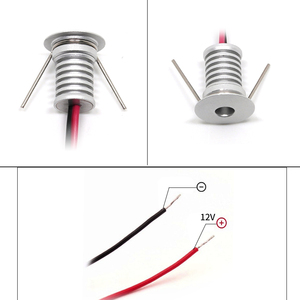 Mini <span class=keywords><strong>Spot</strong></span> lumineux <span class=keywords><strong>LED</strong></span> encastrable <span class=keywords><strong>pour</strong></span> le plafond, éclairage d'intérieur, idéal <span class=keywords><strong>pour</strong></span> une <span class=keywords><strong>cuisine</strong></span> ou un placard, 1W, dc 12v, 13MM, 1 unité - Product Image 1