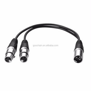 12 Inch תיקון כבלי כבל Y-נקבת XLR XLR כבלי זכר - Product Image 3