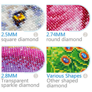 <span class=keywords><strong>Afrique</strong></span> Girafe É<span class=keywords><strong>l</strong></span>éphant Diamant Peinture Kit - Product Image 5