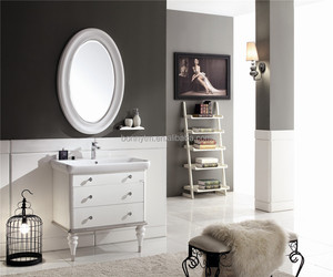 BONNYTM BN-8336 Blanco Color <span class=keywords><strong>de</strong></span> <span class=keywords><strong>Dos</strong></span> Cajones Mueble <span class=keywords><strong>de</strong></span> Baño Mueble <span class=keywords><strong>de</strong></span> Baño <span class=keywords><strong>de</strong></span> Acero Inoxidable Fregadero <span class=keywords><strong>de</strong></span> un seno - Product Image 3