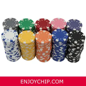 11.5G Casino Professionele Gestreepte Dobbelstenen Abs Poker Chips