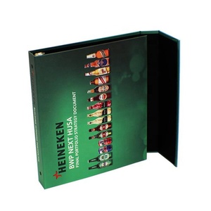 Aangepaste 3 Flap Papier Kartonnen Map Documenten Houder Ringband Doos - Product Image 2