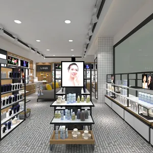 Cosmetic Showcase Design LUX Customized Top Class Custom-Made Cosmetic Showcase For Shop Perfume Store Furniture Design For Duty Free Store