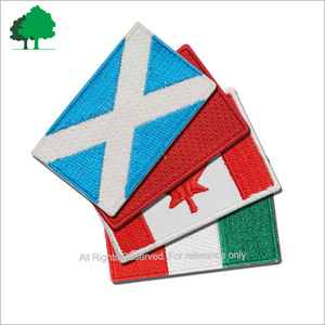 Patchs écussons brodés personnalisés, produit de haute qualité, pour drapeau, pièces