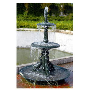 Antique Metal Garden Water Fountain for Sale - Product Image 1