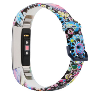Ivahoe Dây Đeo Cổ Tay Thay Thế Hình Hoa Cho Fitbit Alta/Alta <span class=keywords><strong>HR</strong></span> Dây Đồng Hồ Họa Tiết Đồng Hồ Phụ Kiện Đổi Cho Nam Nữ Điều Chỉnh Được - Product Image 6
