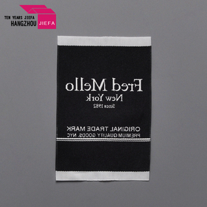 Quần Áo cổ áo thêu chính dệt nhãn cho quần áo trên cuộn/lưới - Product Image 5