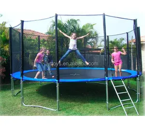 Kommerziellen outdoor professionelle runde kinder trampolin bett für verkauf