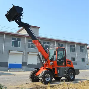 Telescopic/listrik mini wheel loader TL1500 Cina mini wheel loader