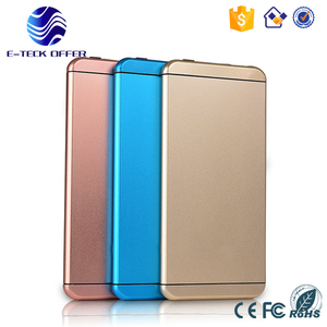 2018 de aluminio de gama alta 8000 mah banco de potencia delgado - Product Image 1