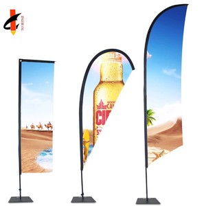 2022 tốt nhất bán mùa hè Giọt Nước Mắt dao bãi biển cờ 3X5FT tùy chỉnh quảng cáo <span class=keywords><strong>3M</strong></span> 5m Cờ biểu ngữ - Product Image 1