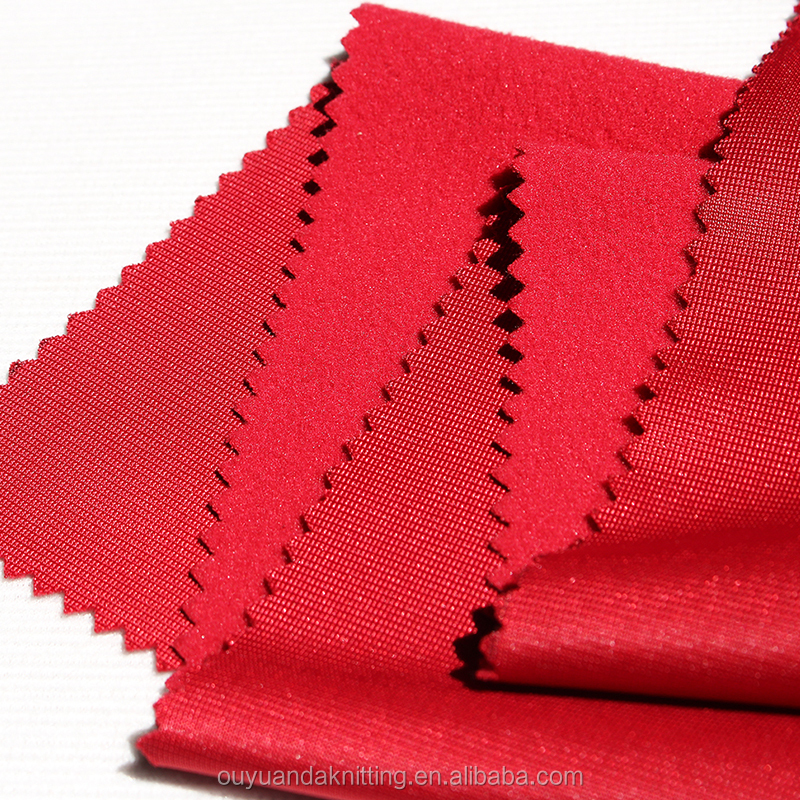 Односторонняя матовая ткань для спортивного костюма из 100% полиэстера