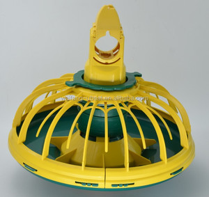 Mặt đất Sàn Gà Thịt Nuôi Thiết Bị với Khoan/Nạp pan/Núm Vú Uống/Nón Fan/Thức Ăn Sensor/làm mát pad/Rèm Cửa - Product Image 5