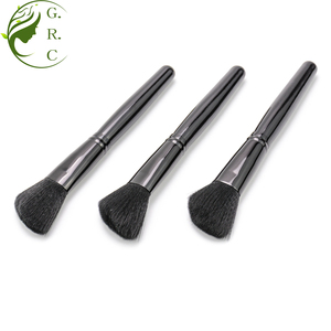 Pinceaux de maquillage <span class=keywords><strong>Kabuki</strong></span>, poils synthétiques, simples, plats, coudés, bon marché, poudre de maquillage, Blush, Contour - Product Image 4